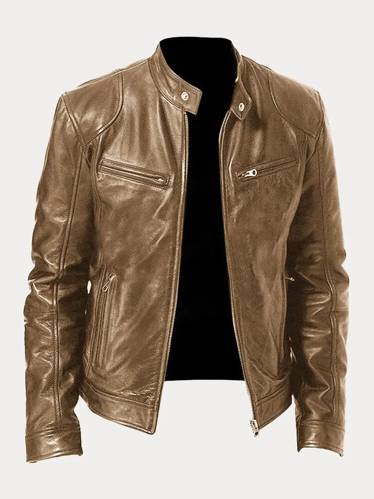 Jaspar | Casual Leather Jacket for Men