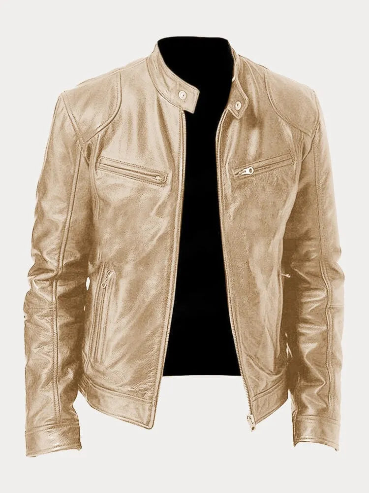 Jaspar | Casual Leather Jacket for Men