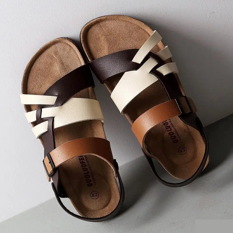 Kirsten | Multi-Strap Sandals with Buckle