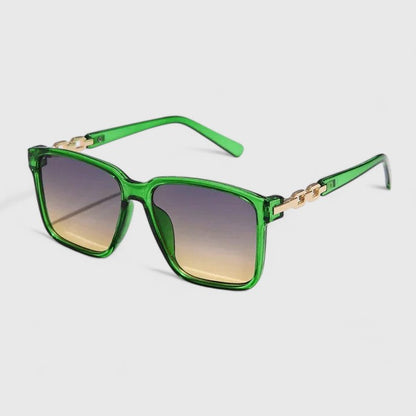 Emma | Chain-Detail Square Sunglasses