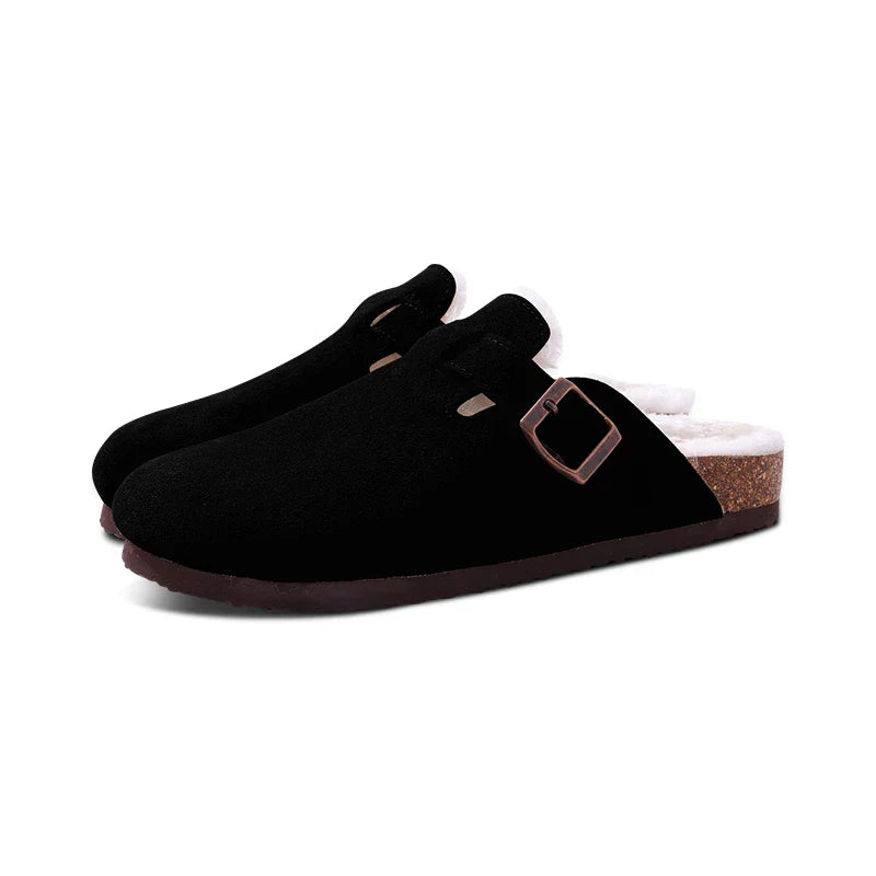Liesl | Orthopaedic Slippers in Faux Suede