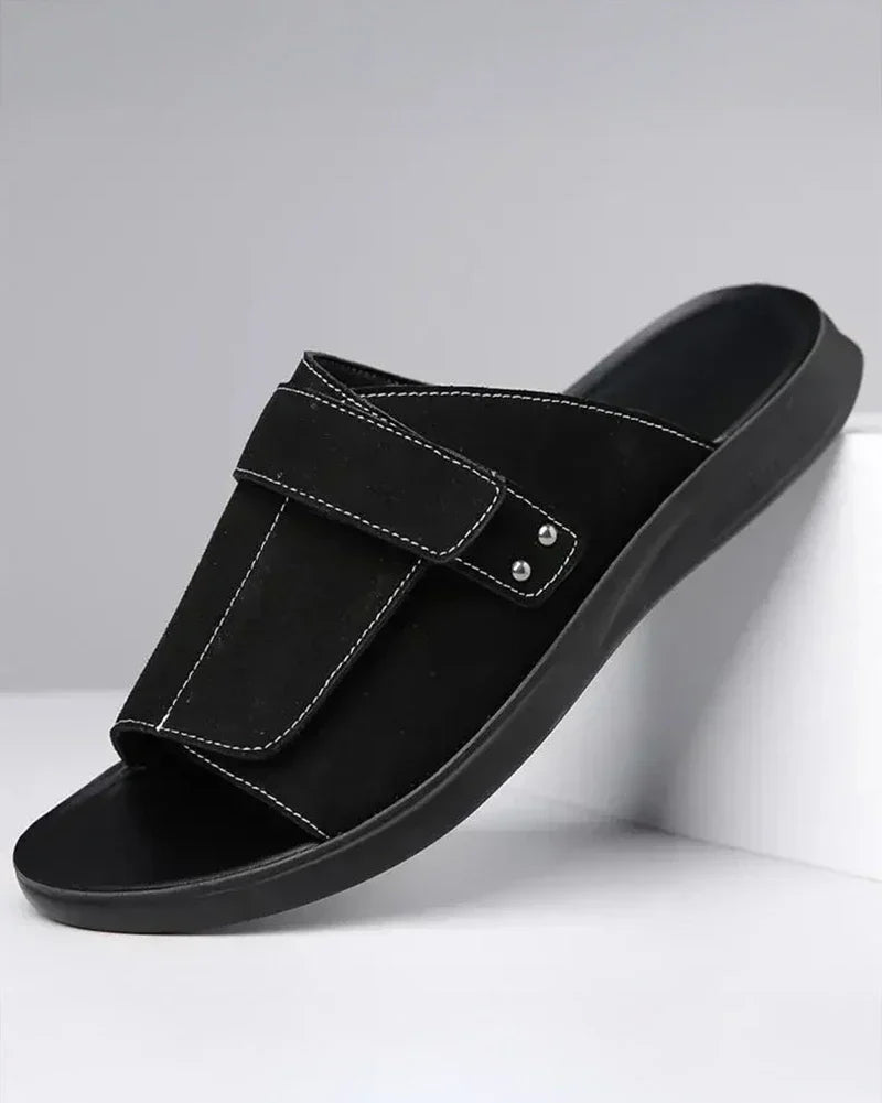 Christian | Fashionable Suede-Look Sandals for Men