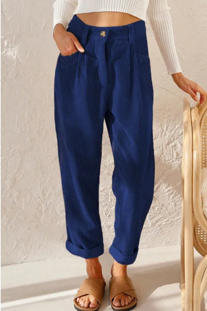 Kathleen | Vintage-Inspired Wide-Leg Casual Pants