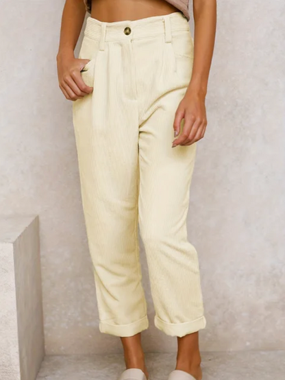 Kathleen | Vintage-Inspired Wide-Leg Casual Pants