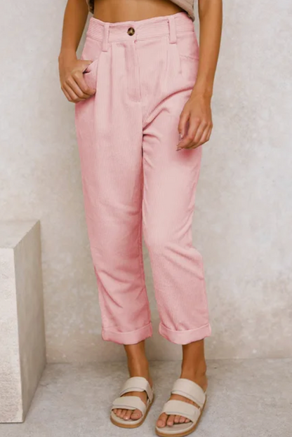 Kathleen | Vintage-Inspired Wide-Leg Casual Pants