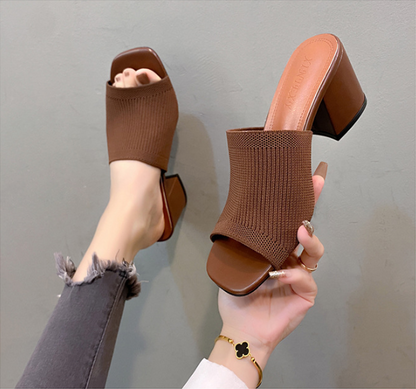 Stephanie | Fashionable Summer Sandals with Stable Block Heel