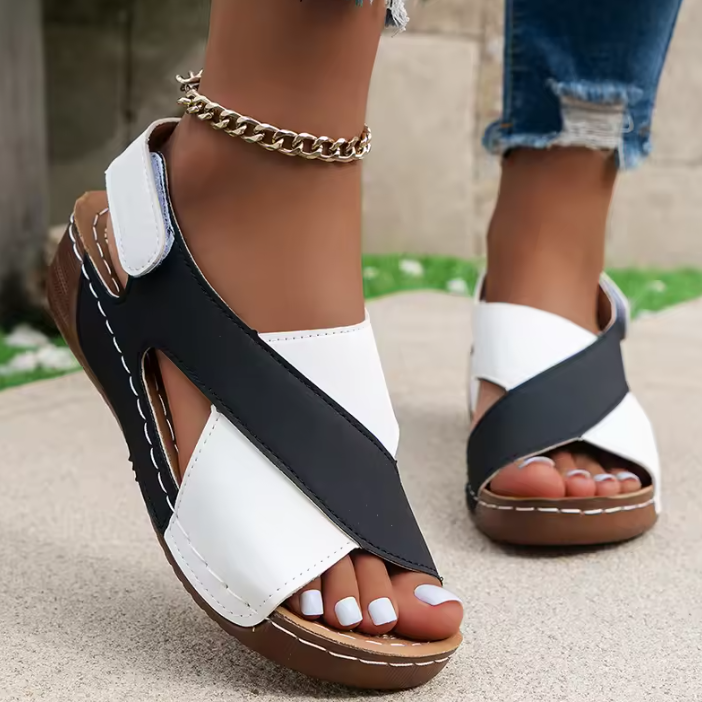 Antonella | Comfortable and Light Wedge Sandals