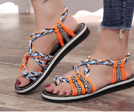 Gwendolyn | Colourful Beach Sandals