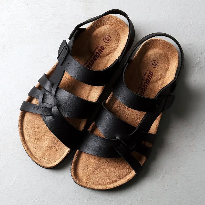 Kirsten | Multi-Strap Sandals with Buckle