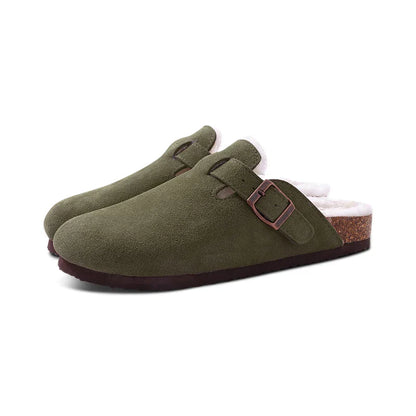 Liesl | Orthopaedic Slippers in Faux Suede
