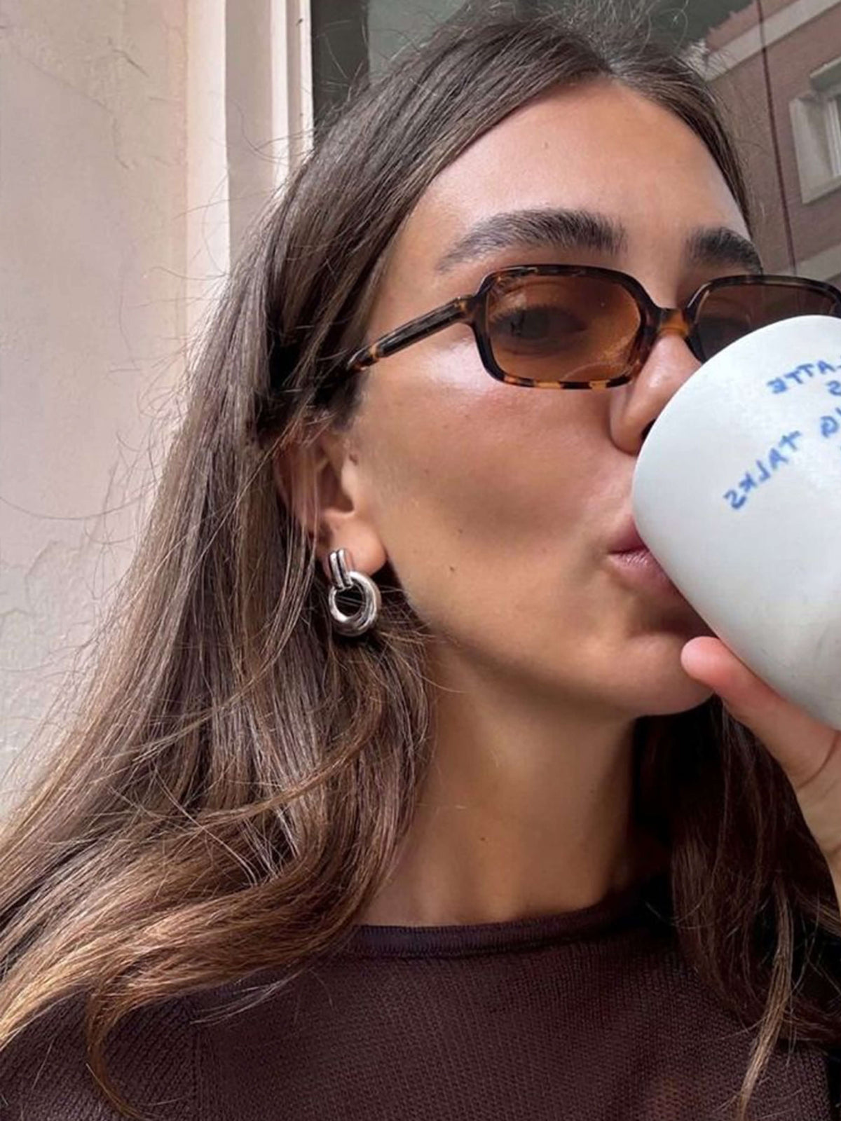 Elle | Glamorous Rectangular Sunglasses