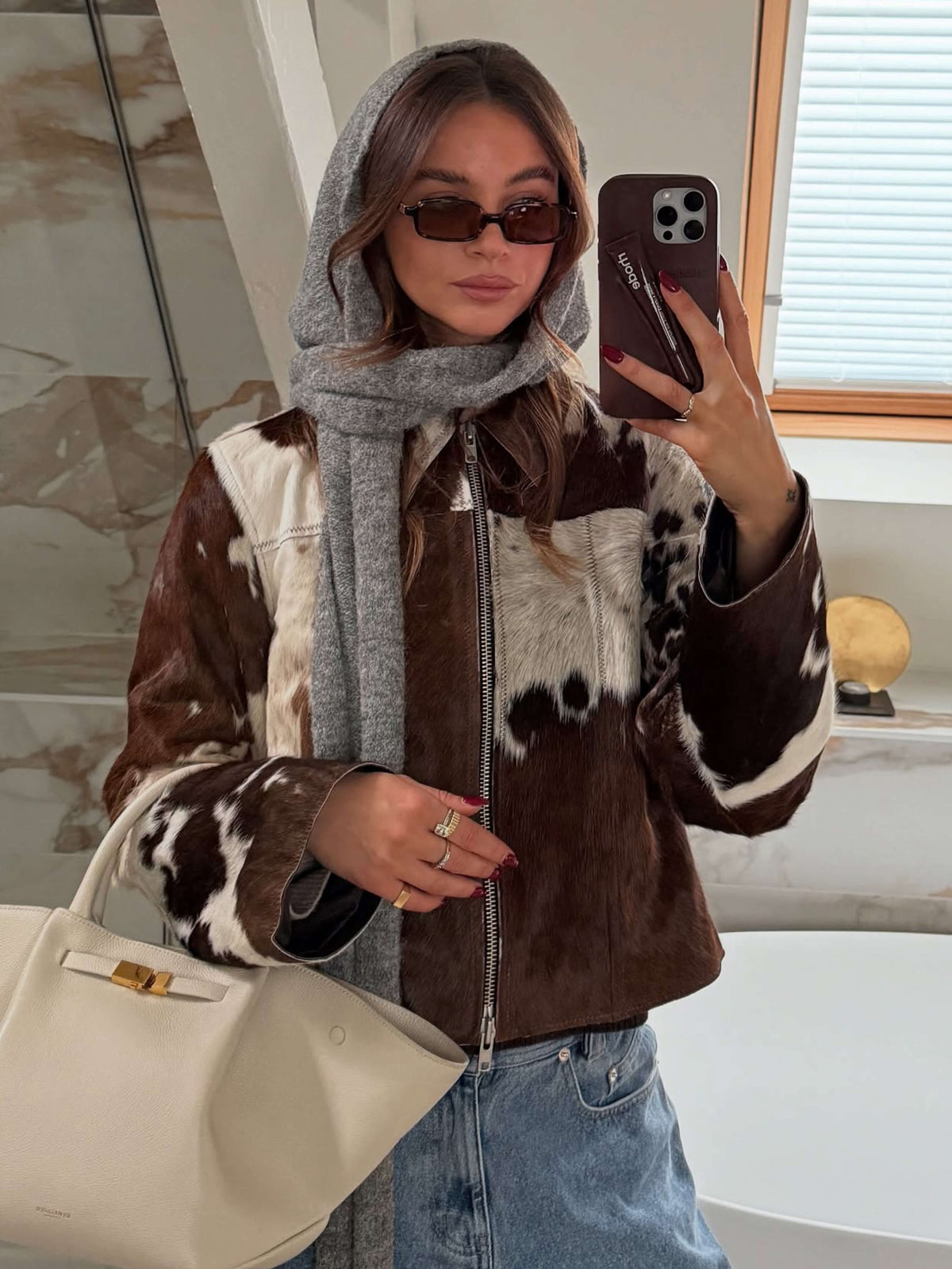 Elle | Glamorous Rectangular Sunglasses