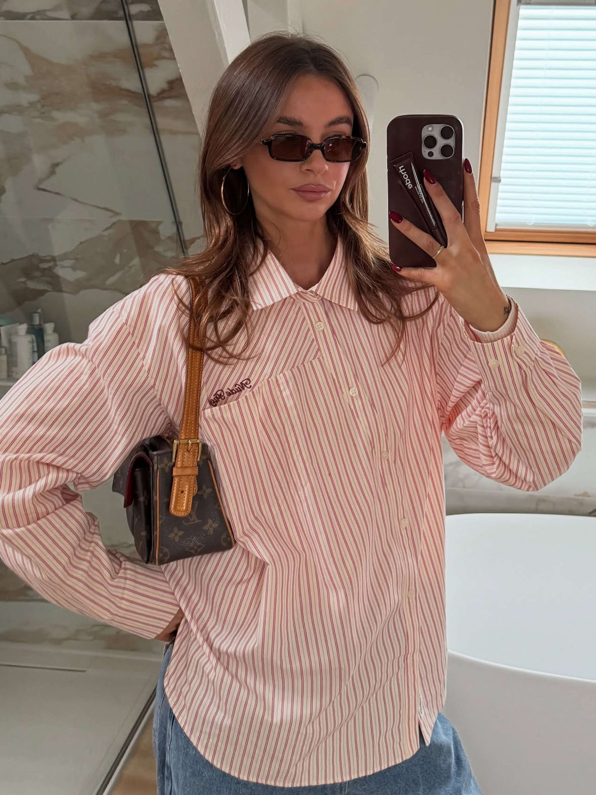 Elle | Glamorous Rectangular Sunglasses