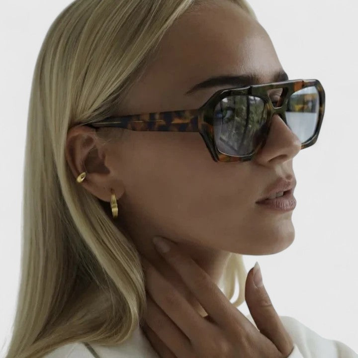 Alma | Leopard Print Sunglasses