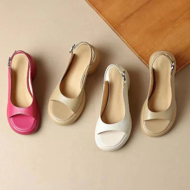 Emily | Orthopaedic Sandals with Open Heel for Summer
