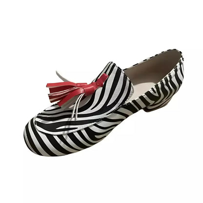 Tahlia Women's Zebra Print Loafers