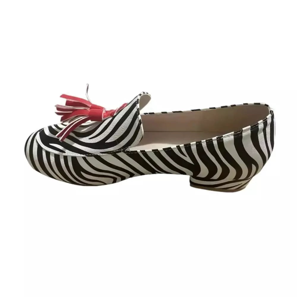 Tahlia Women's Zebra Print Loafers