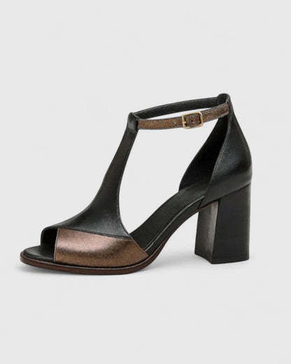Philippa | Modern Heeled Sandals with Open Toe