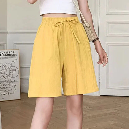 Yui | Elegant High-Waist Shorts
