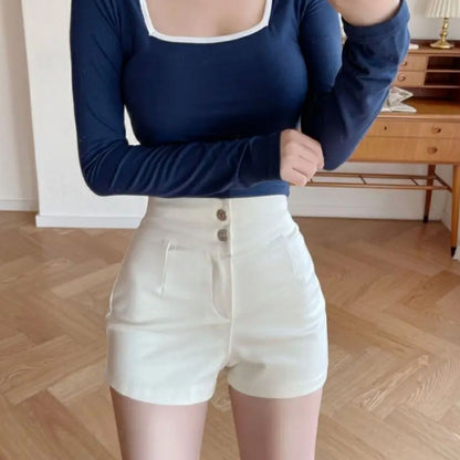 Mio | Elegant High-Waist Shorts
