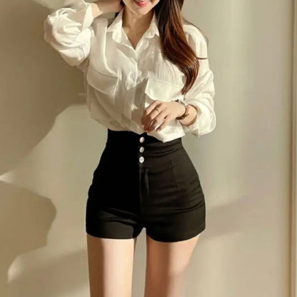 Mio | Elegant High-Waist Shorts