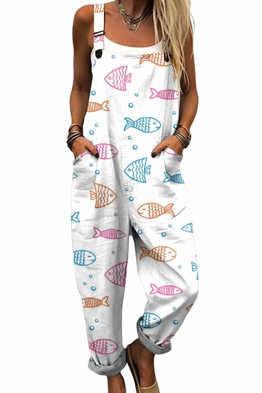 Bondi Beach | Relaxed Wide-Leg Overalls