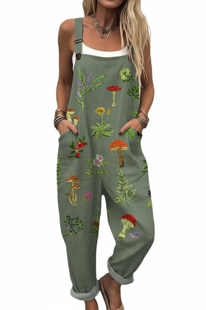 Snowy River | Relaxed Wide-Leg Overalls
