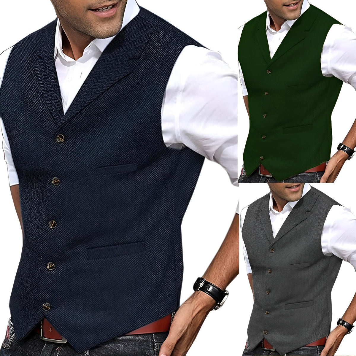 Amadeo | Vintage Vest for Men