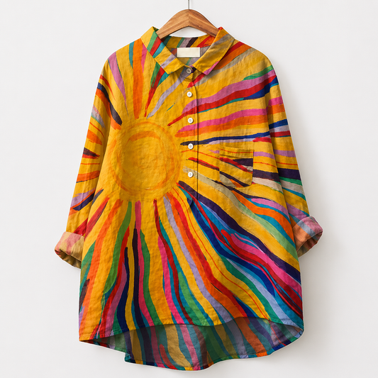 Linda | Multicolour Print Blouse