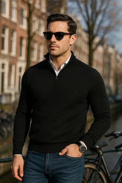 Hans & Lea Half-Zip-Pullover Wilhelm für Herren