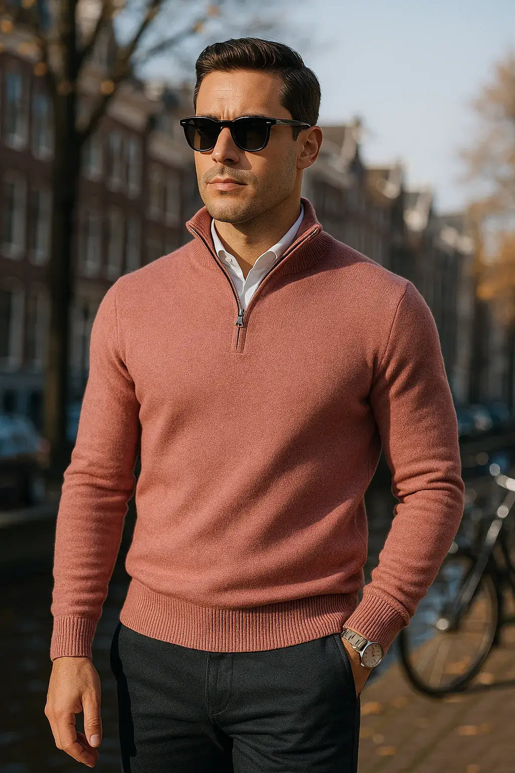 Hans & Lea Half-Zip-Pullover Wilhelm für Herren