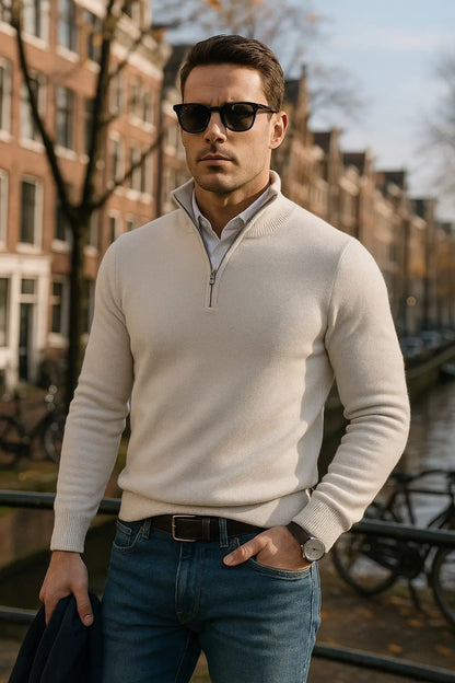 Hans & Lea Half-Zip-Pullover Wilhelm für Herren