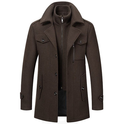 Max | Luxury Wool Coat with Thermal Inner Jacket for Men