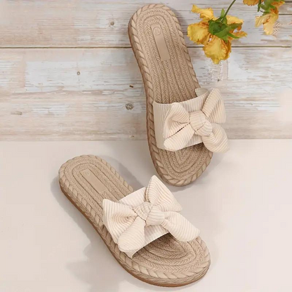 Rita | Slip-On Mules with Bow