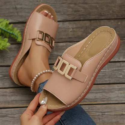 Agnes | Elegant Wedge Sandals for Women