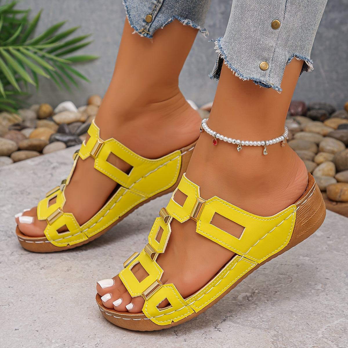 Anya | Orthopaedic Non-Slip Sandals with Thick Soles