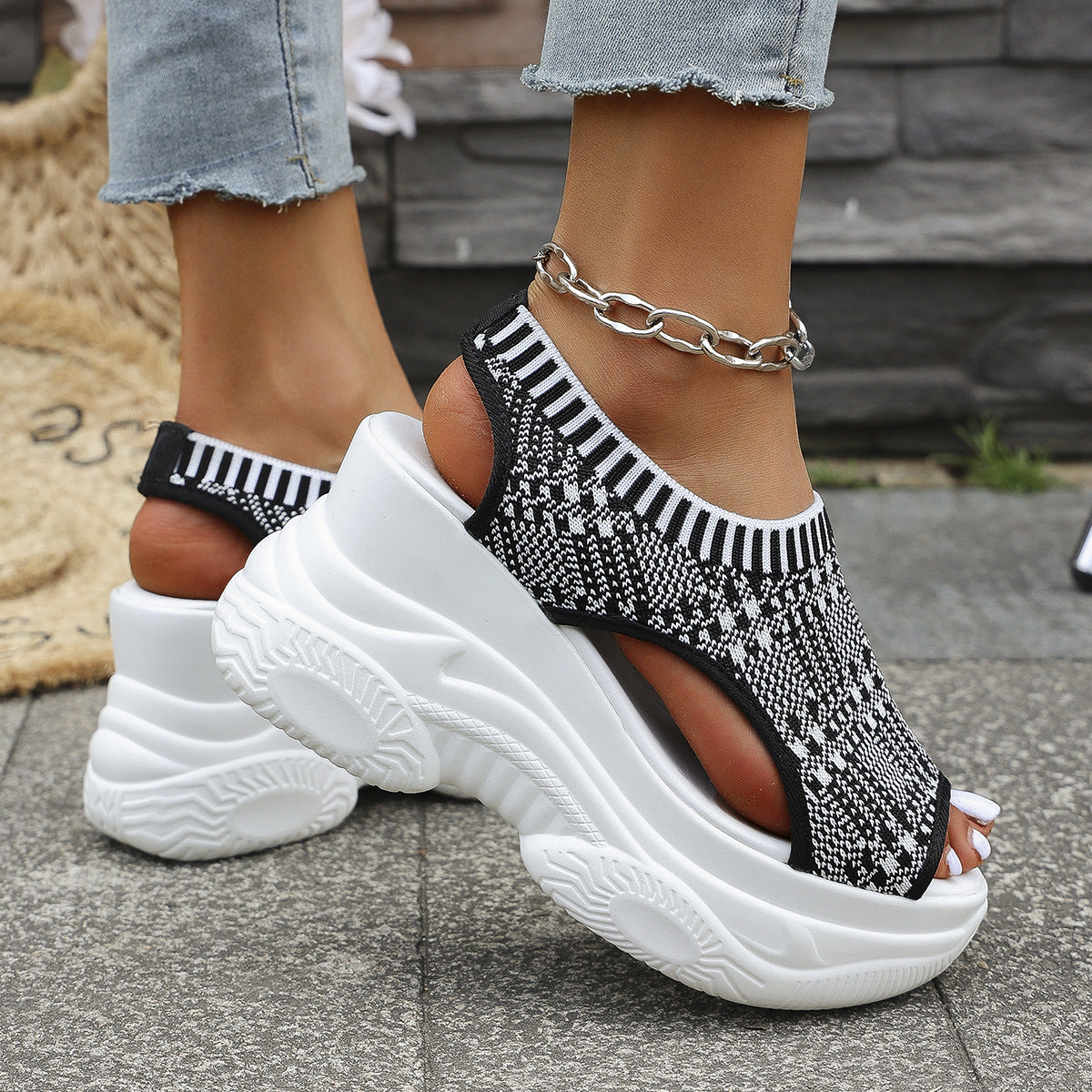 Tareen | Fashionable Sport Sandals with Thick Sole