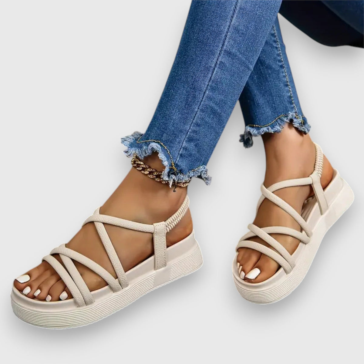 Hilda | Glamorous Sandals with Platform Design
