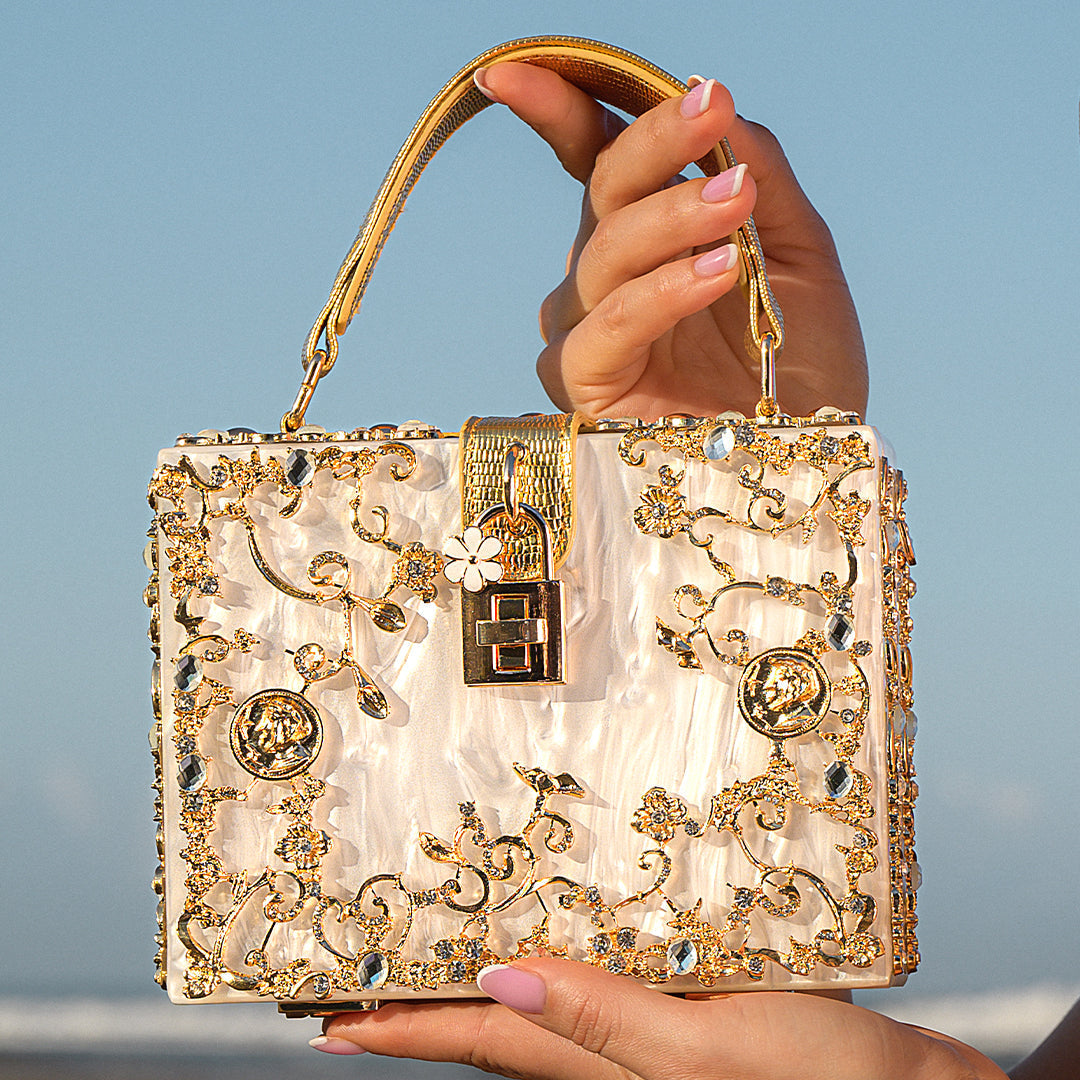 Berta | Acrylic Box Clutch Set