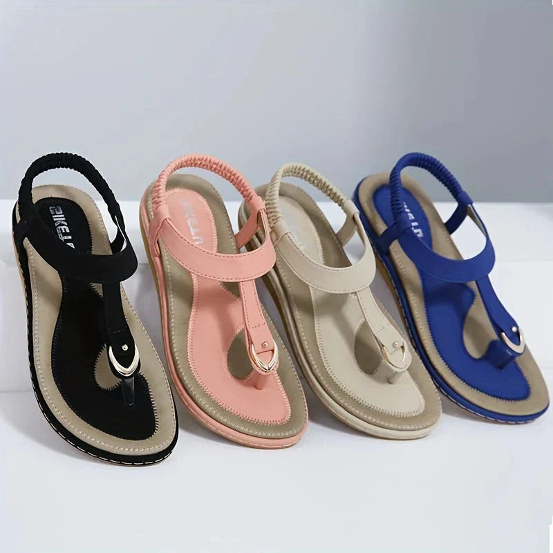 Helga | Comfortable Sandals for Women with Elastic Heel Strap