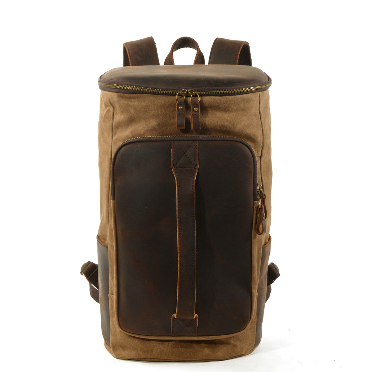 Newcastle waxed canvas backpack in Khaki — Beverley Lane