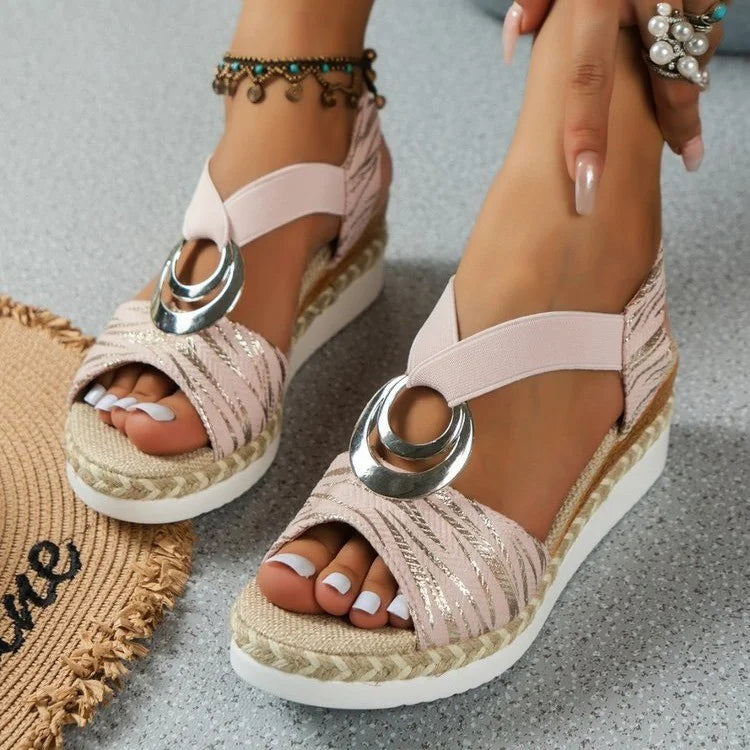 Brigitta | Sparkling Slingback Sandals