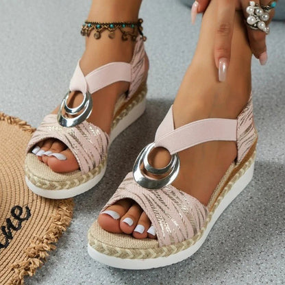 Brigitta | Sparkling Slingback Sandals