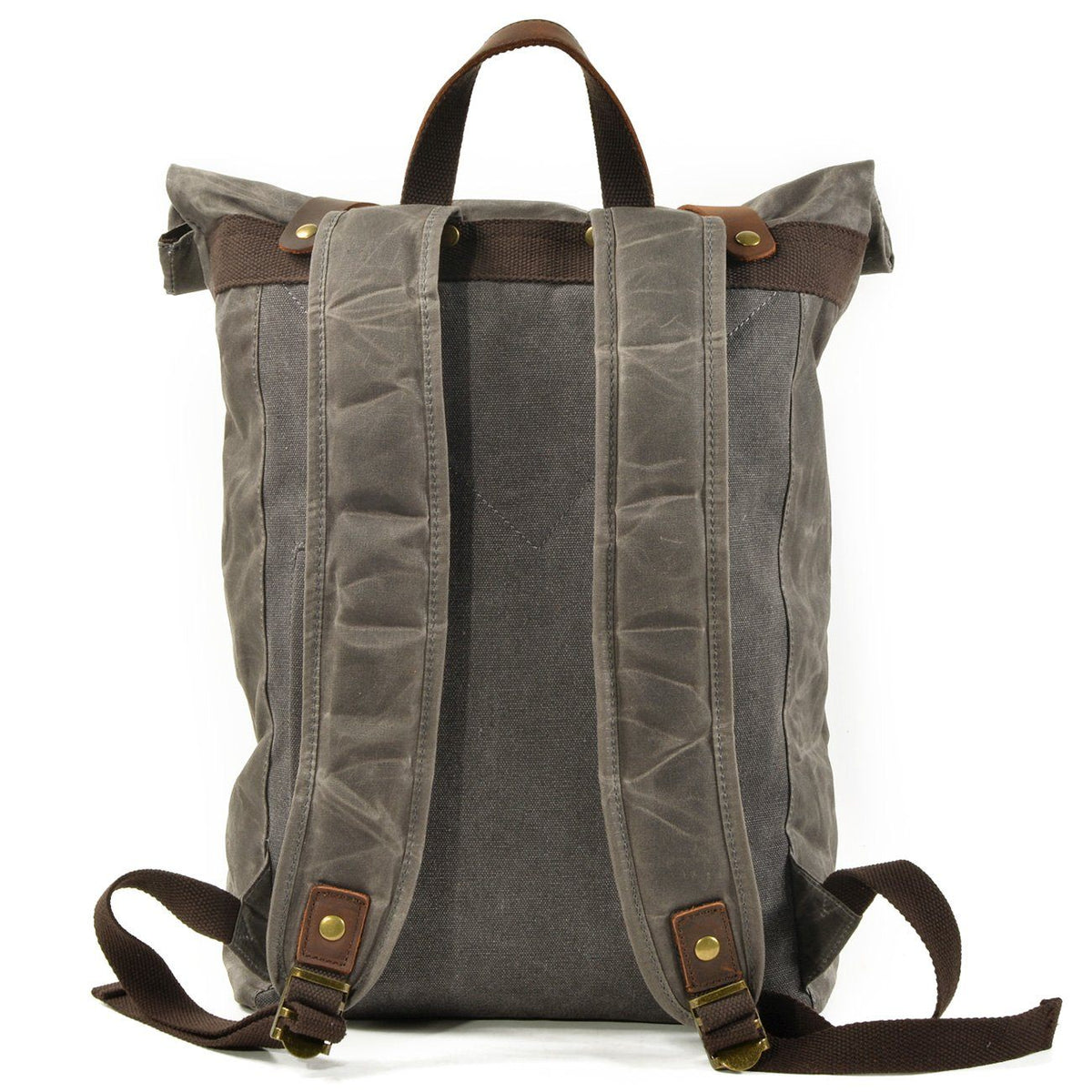 Invercargill waxed canvas rolltop backpack — Beverley Lane