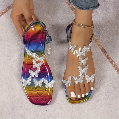 Judith | Sandals with Diamante Details