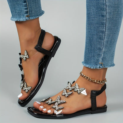 Judith | Sandals with Diamante Details