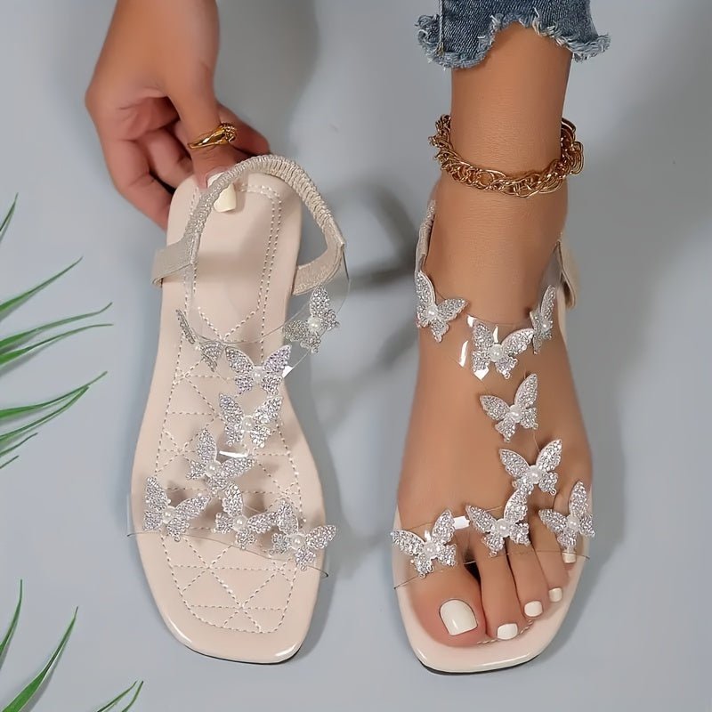 Judith | Sandals with Diamante Details