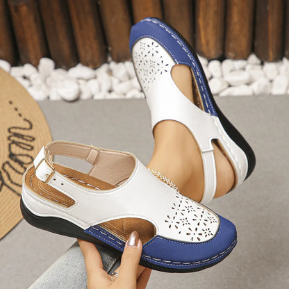 Heike | Soft Wedge Sandals with Adjustable Strap