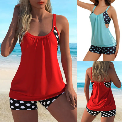 Bobbie | Two-Piece Tankini for Women with Polka Dot Pattern