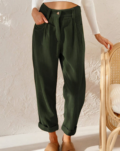 Kathleen | Vintage-Inspired Wide-Leg Casual Pants